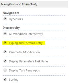 Typing and formula entry